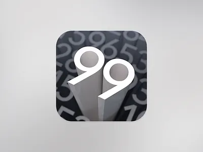 NinetyNine appicon cinema4d ios ninetynine render