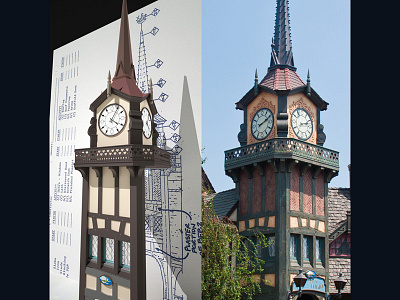 Peter Pan's Flight 3D Render (Progress) 3d animation architecture disney disneyland fantasyland model peter pan