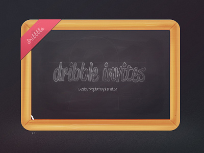 invites to steal chalkboard dribbble icon invite invites player