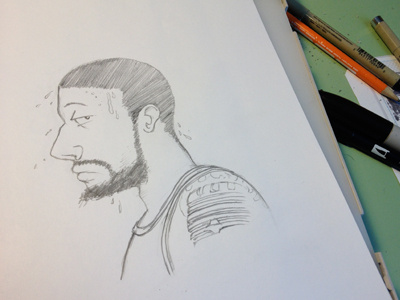 Royce White, Pencilled In desk illustration light table pencil royce white