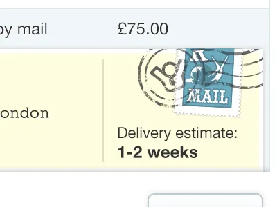 get paid (2) cards forms stamps