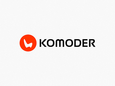 Komoder logo digital design komoder logo onemanzoo respiro media vector