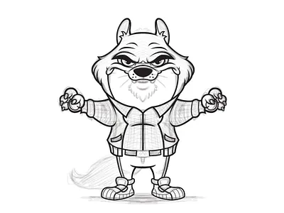 Vectorizing By AndyToonz andytoonz animal animation art cartoon character character design illustration illustrator pencil sketch sketchbook pro vector