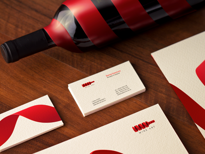 Wine Art stuff art direction branding visiting card wine