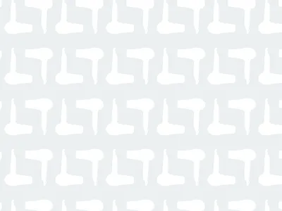The Blowout Bar pattern hairdryer pattern