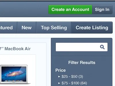 Bidding Site blue texture web design
