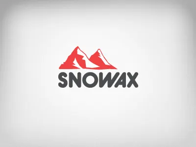 Snowax Logo logo mountain snow