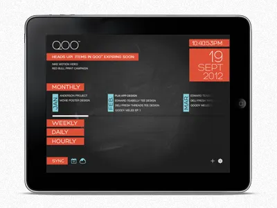 QOO™ app design ios ipad modern ui ux