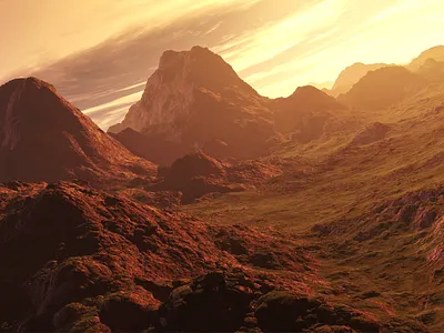 3D Landscape 3d landscape mountains