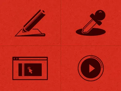 Icon Collection desigsn prototypes videos wireframes