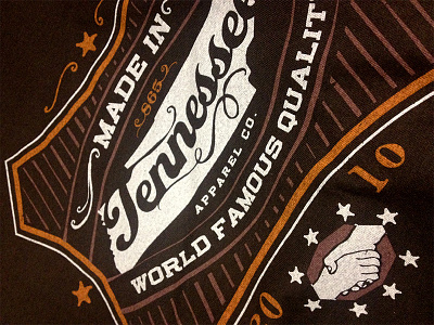Made in Tennessee Apparel 3 color 865 apparel knoxville riot printing co tennessee