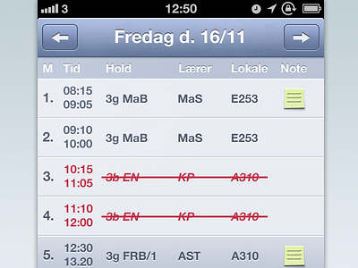 MitSkema practice redesign ios iphone ui lectio redesign