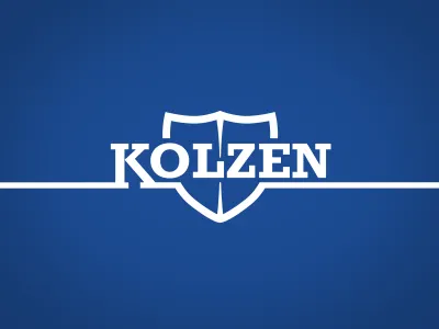 Logo Kolzen brand cloth clothing design font identity kolzen logo safety security shield