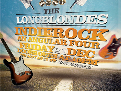 PSD Indierock Poster/Flyer Template 3d band club concert dj festival flyer gig poster grunge guitar hardrock indie indierock music nightclub party poster psd retinalsin road rock rock fest roots vintage