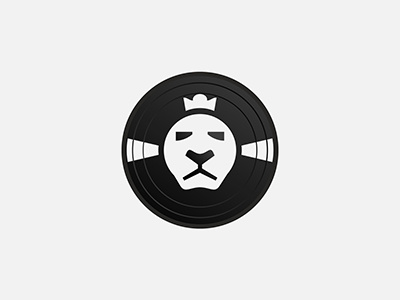 Rawsound igyal lion logo reggae sound symbol vynil