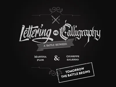 Lettering vs Calligraphy black calligraphy lettering letters logo typography