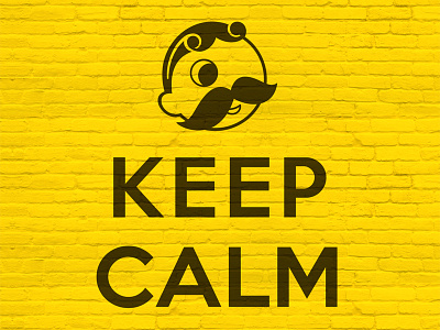 KEEP CALM BALTIMORE 410 appropriation baltimore bmore brick wall bricks carlos vigil keep calm moustache mr. boh national bohemian natty boh srd super rad super rad design texture the land of pleasant living vector yellow