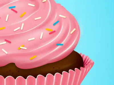 Yummy Cupcake! candy cupcake strawberry cupcake