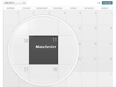 Calendar calendar data visualization dates event calendar show dates