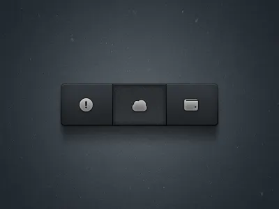 Grungy Tabbar dark design grunge tabbar texture ui