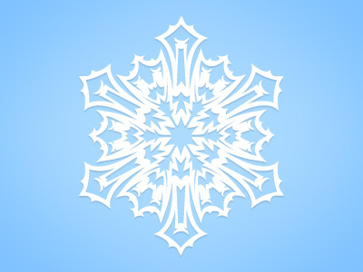 Snowflake design shape snowflake vector winter