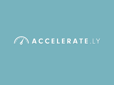 Accelerate.ly logo logo speed white