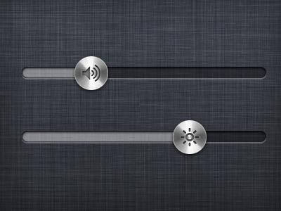 Space-Saving iOS Slider Knobs icon ios knobs slider thumb tweak