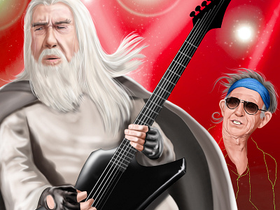 Gandalf and the Rolling Stones gandalf rolling stones tim paul tim paul illustrations