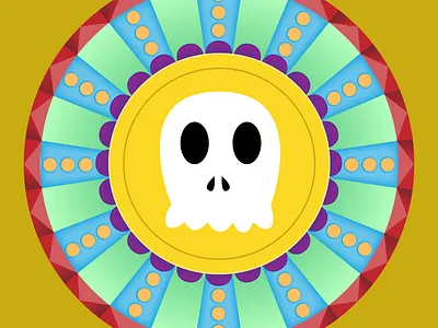Skull art colorful illustrator skull vector