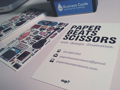 New Business Cards business card design illustrator moo vector
