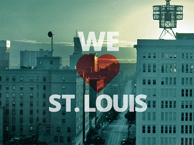 We [heart] STL buildings city dirty heart landscape love murder photo st. louis street