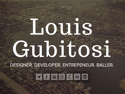 LG css3 personal responsive website