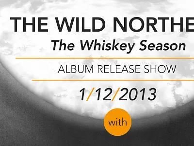 Wild Northern Crop music poster