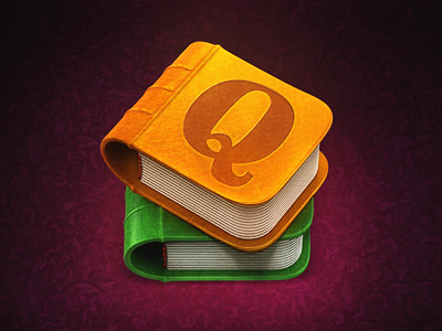 "Quotes" app icon books icon quotes