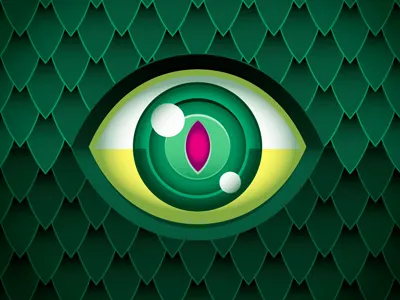 Dragon Eye argentina dragon eye longboard reptil scales skate urkin vector