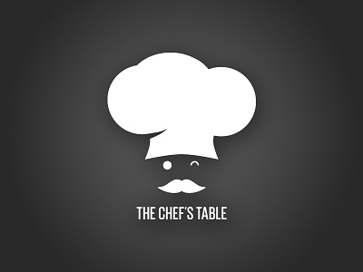 Chefs Table chef cooking food foodies hat moustache table the chefs table wink