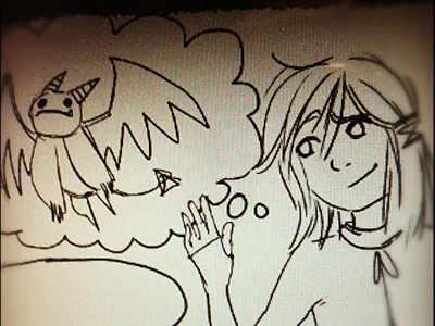 Blood From a Stone page 8 comic demon drawing manga