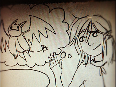 Blood From a Stone page 8 comic demon drawing manga