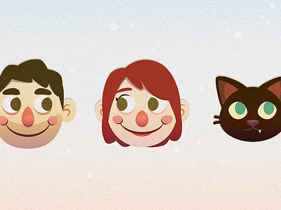 Holiday Card 2012 cartoon cat christmas holiday