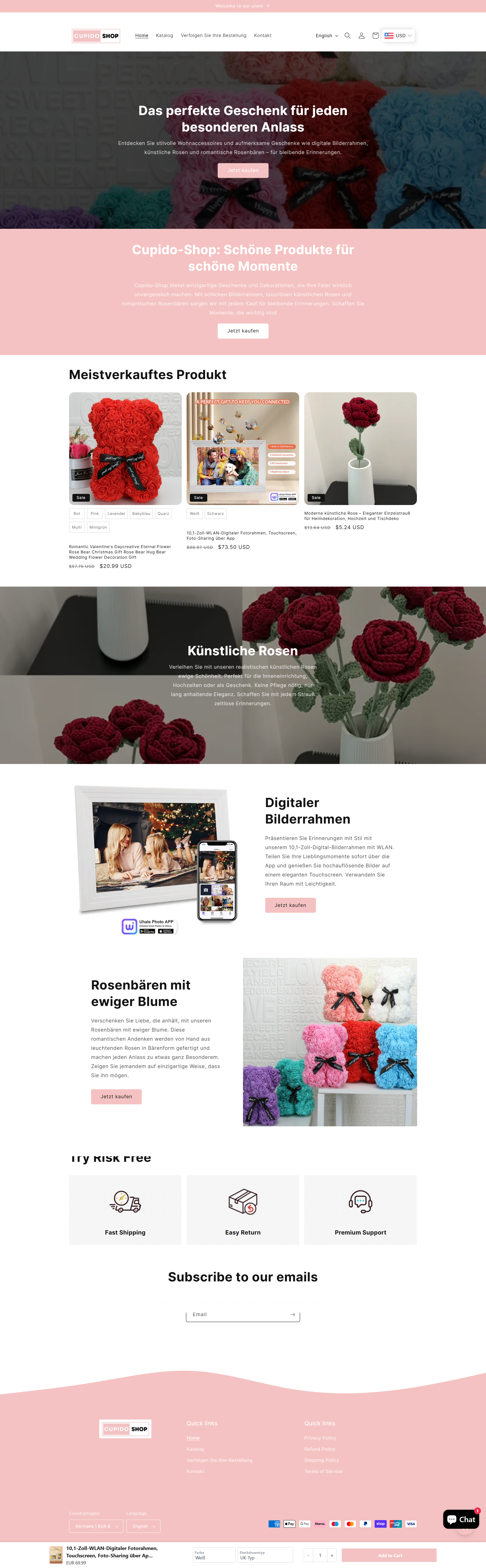 Shopify Website/Shopify Home Page abjahid design dropshipping store ecommerce website gempages illustration landing page one product store pagefly redesign shopify shopify expert shopify landing page shopify store shopify website ui web developer website design