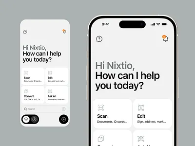 AI Scanner App ai app ai mobile app ai scanner android app design docs scanner documents scanner ios mobile app mobile app design mobile scanner product design scan documents scanner app