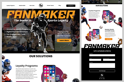 Sports - Website Design sports sportswebdesign ui ux web web design webdesign website website design websitedesign