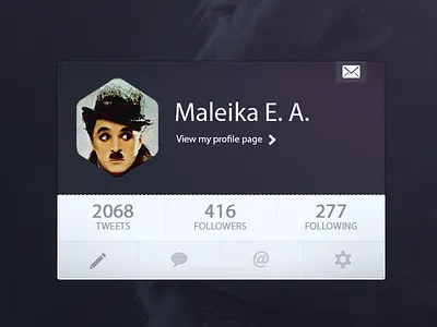 Twitter Widget Rebound icons twitter widget