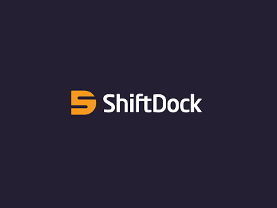 ShiftDock cloud dock employee identity internet logo logotype manager modern scheduling shift