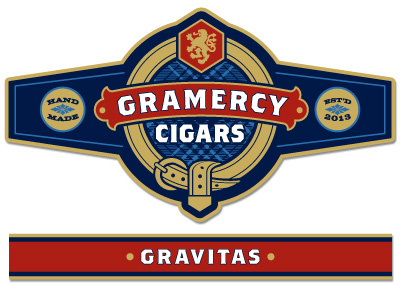 Latest revised logo/band band branding cigar label logo