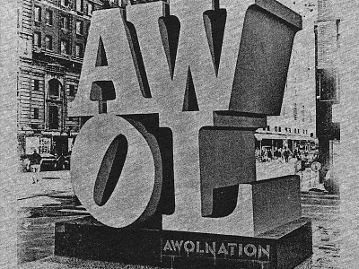 AWOLNATION - Statue awol awolnation band love merch statue