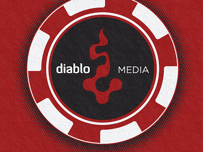 Diablo Shirt for Vegas conference - FRONT black chip flame logo poker red shirt silkscreen tshirt vegas