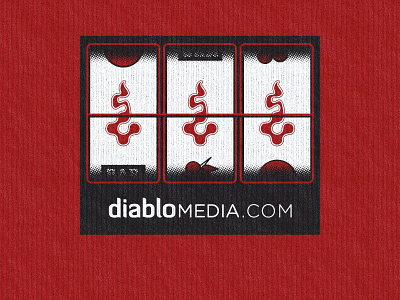 Diablo Shirt for Vegas conference - BACK black cherry flame logo red shirt silkscreen slot machine tshirt vegas