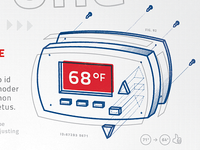 Thermostat cut away diagram manual screw temperature