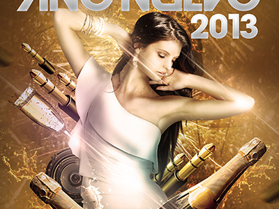 New Year 2013 Party dj flyer mexico music newyear print tour